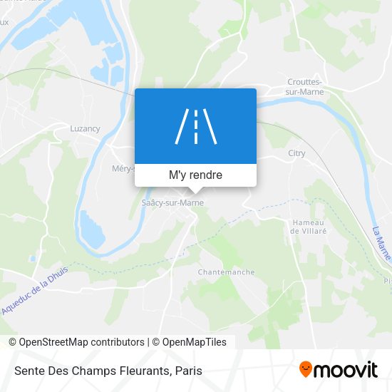 Sente Des Champs Fleurants plan
