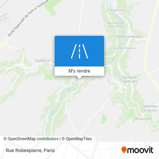 Rue Robespierre plan