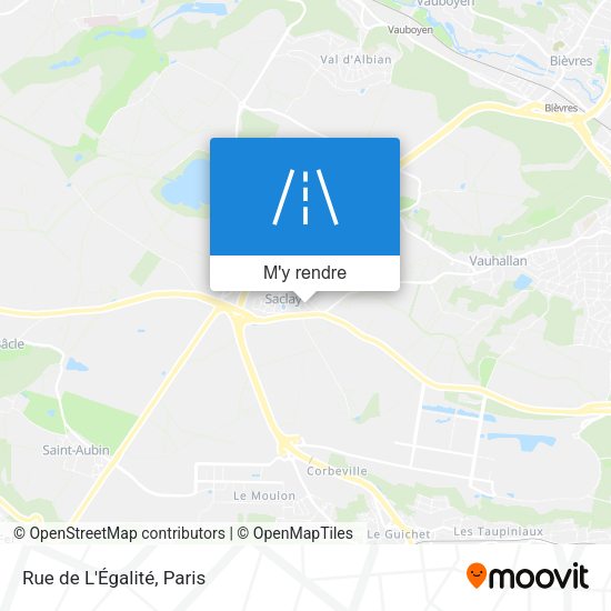 Rue de L'Égalité plan