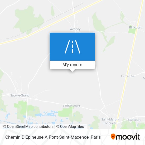 Chemin D'Épineuse À Pont-Saint-Maxence plan