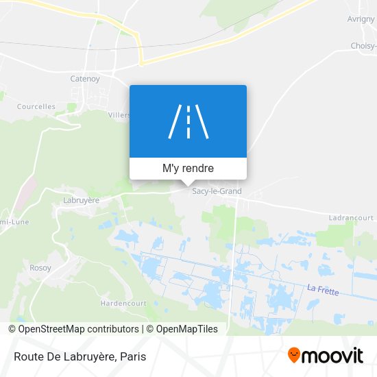 Route De Labruyère plan