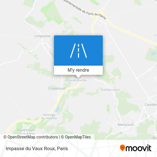 Impasse du Vaux Roux plan