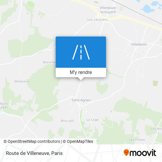 Route De Villeneuve plan