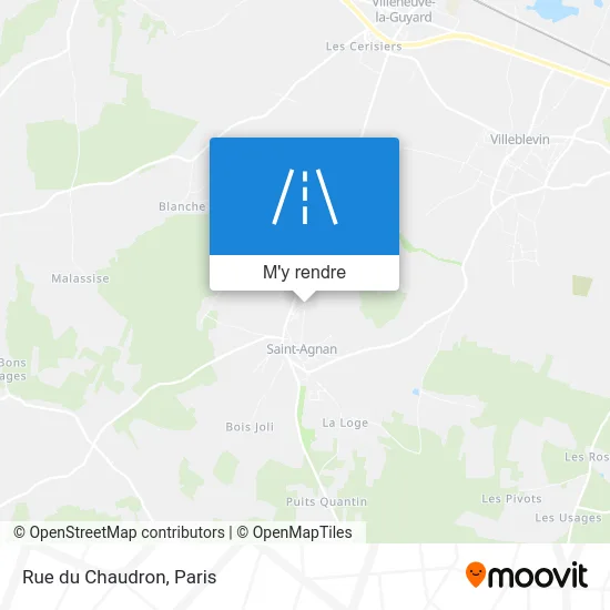 Rue du Chaudron plan