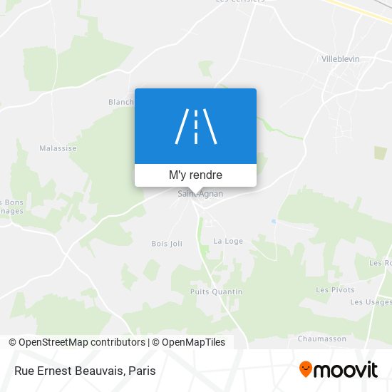 Rue Ernest Beauvais plan