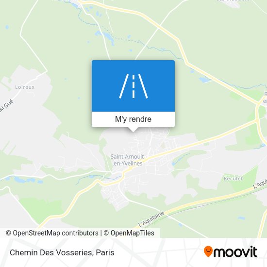 Chemin Des Vosseries plan
