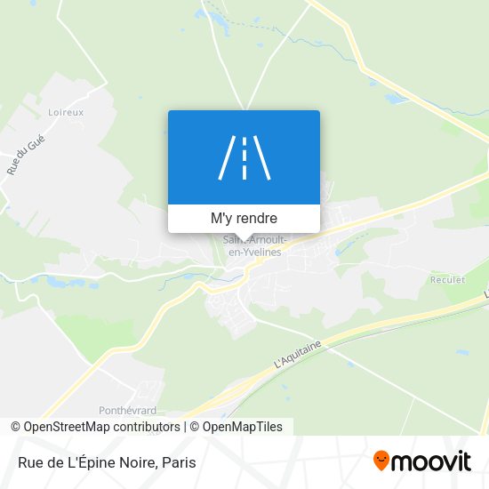 Rue de L'Épine Noire plan