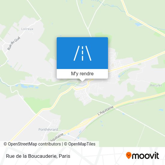 Rue de la Boucauderie plan
