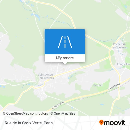 Rue de la Croix Verte plan
