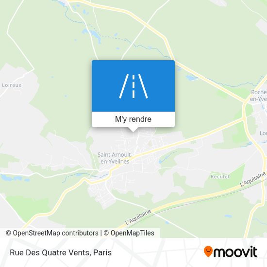 Rue Des Quatre Vents plan