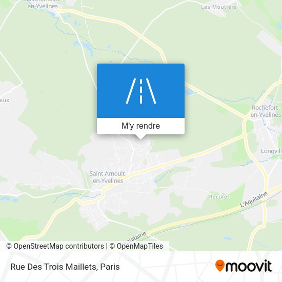 Rue Des Trois Maillets plan