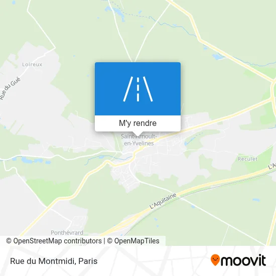 Rue du Montmidi plan