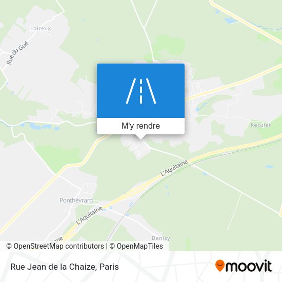 Rue Jean de la Chaize plan