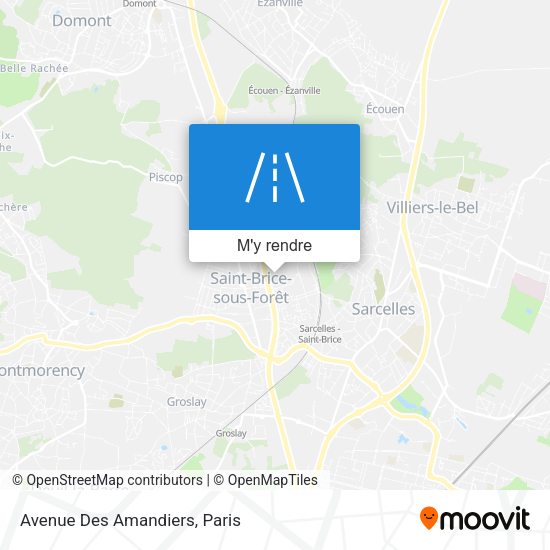 Avenue Des Amandiers plan