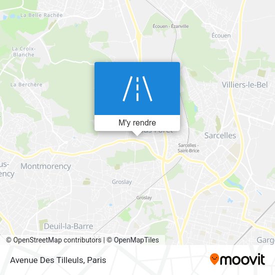 Avenue Des Tilleuls plan