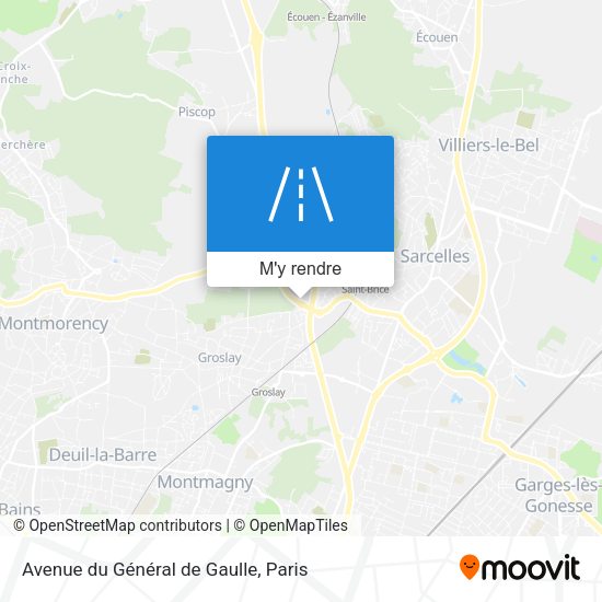 Avenue du Général de Gaulle plan