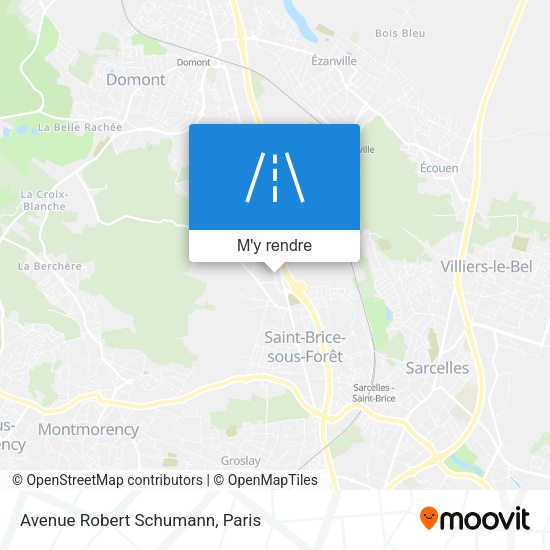 Avenue Robert Schumann plan