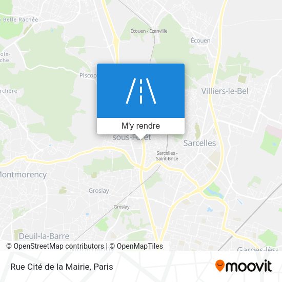 Rue Cité de la Mairie plan