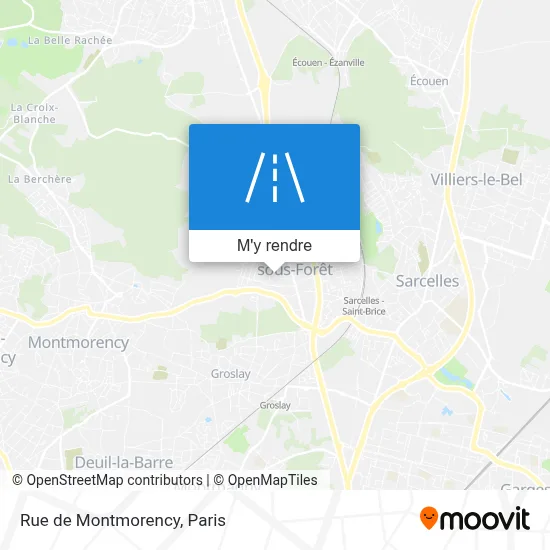 Rue de Montmorency plan