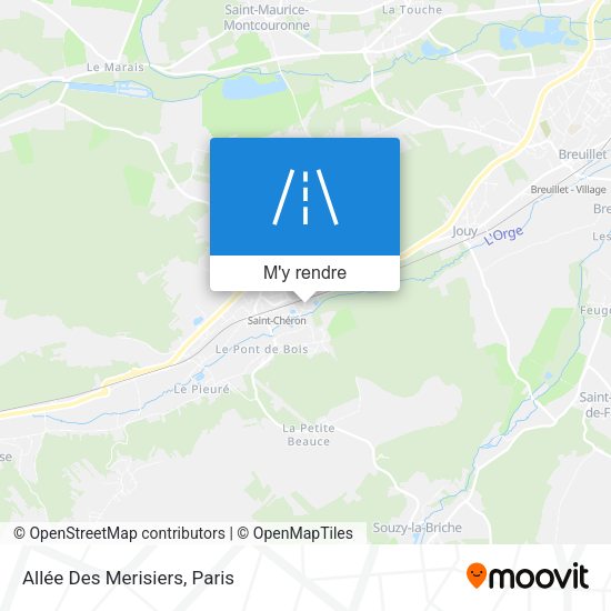 Allée Des Merisiers plan