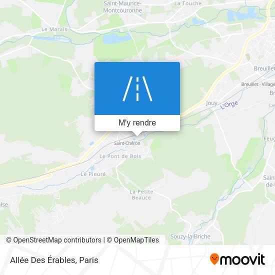 Allée Des Érables plan