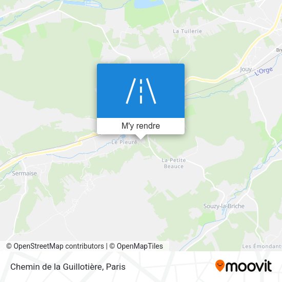 Chemin de la Guillotière plan