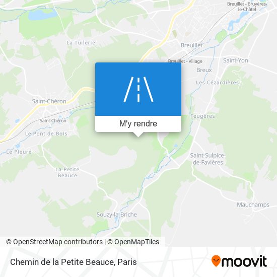 Chemin de la Petite Beauce plan