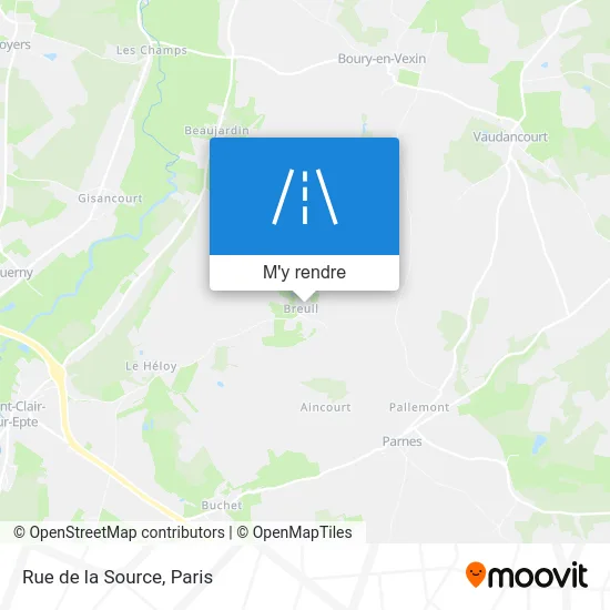 Rue de la Source plan