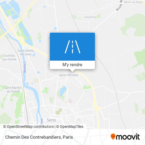 Chemin Des Contrebandiers plan