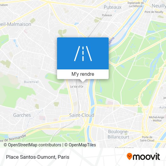 Place Santos-Dumont plan
