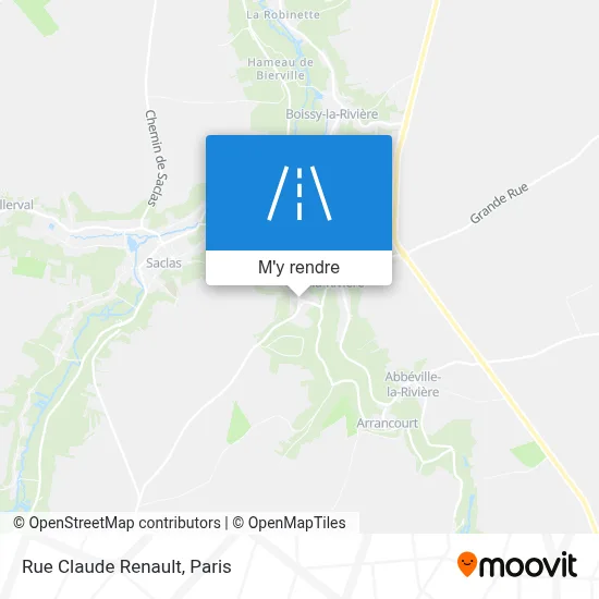 Rue Claude Renault plan