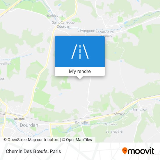 Chemin Des Bœufs plan