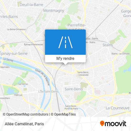 Allée Camélinat plan