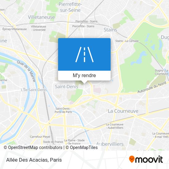 Allée Des Acacias plan