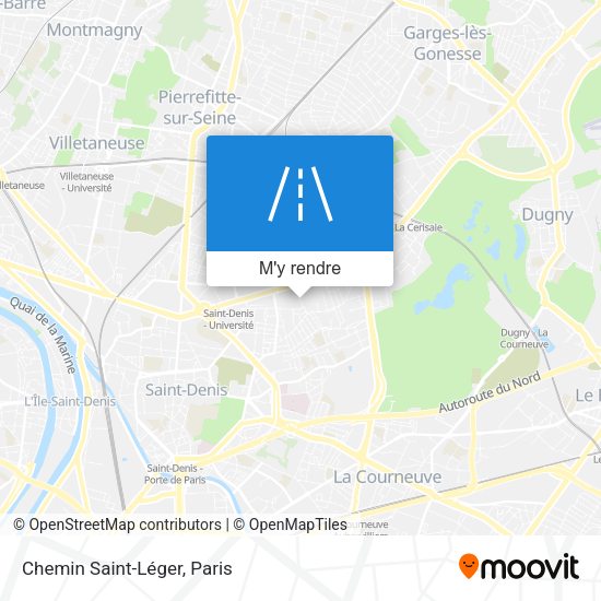 Chemin Saint-Léger plan