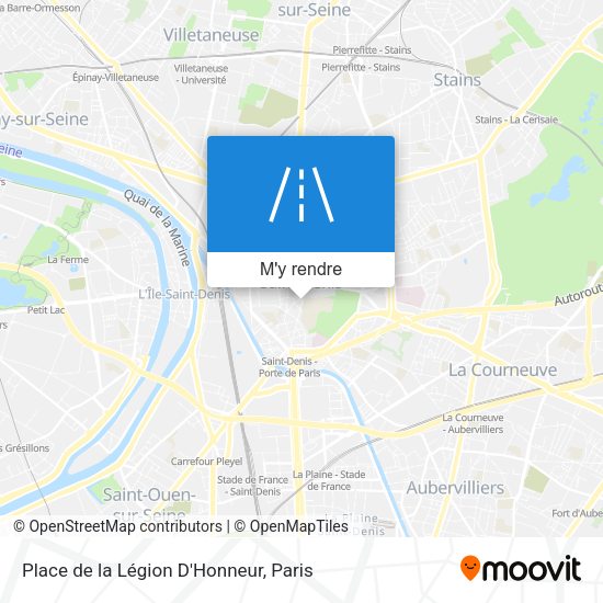 Place de la Légion D'Honneur plan