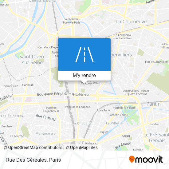 Rue Des Céréales plan