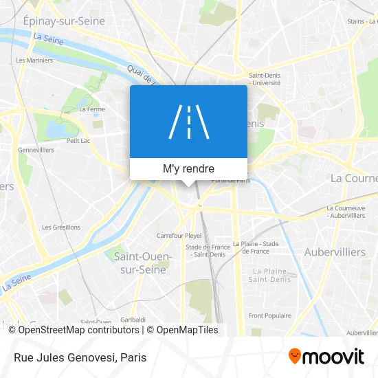Rue Jules Genovesi plan