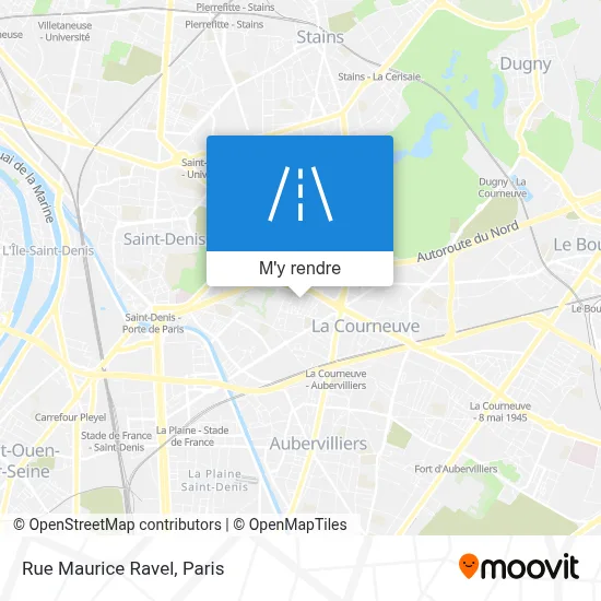 Rue Maurice Ravel plan