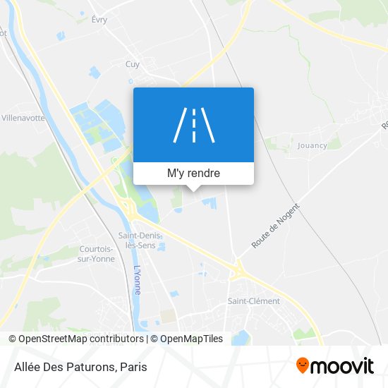 Allée Des Paturons plan