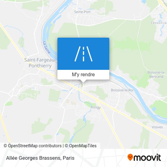 Allée Georges Brassens plan