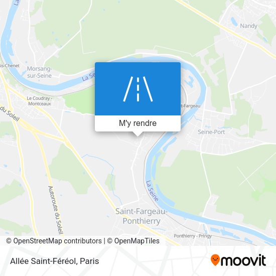 Allée Saint-Féréol plan