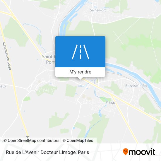 Rue de L'Avenir Docteur Limoge plan