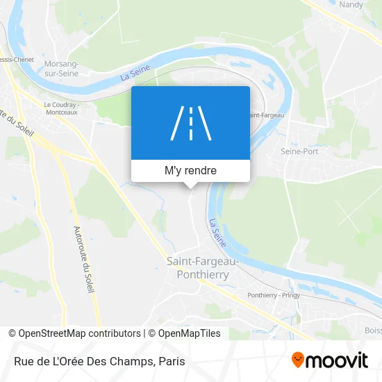 Rue de L'Orée Des Champs plan