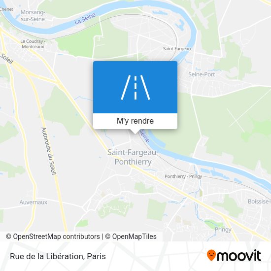 Rue de la Libération plan