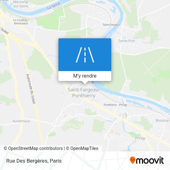 Rue Des Bergères plan