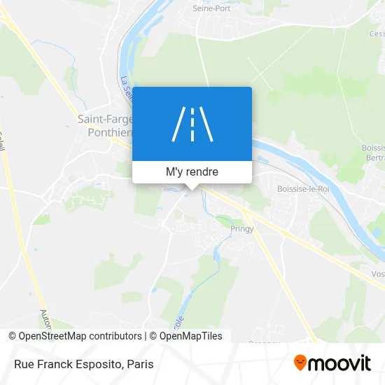 Rue Franck Esposito plan