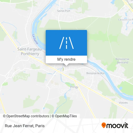 Rue Jean Ferrat plan