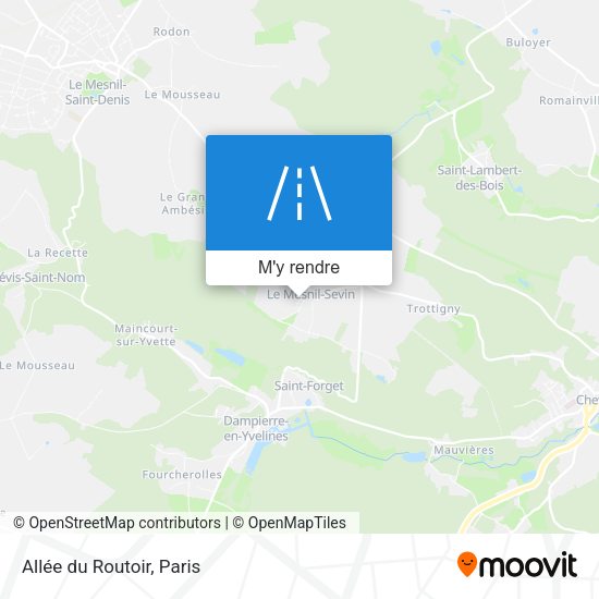 Allée du Routoir plan