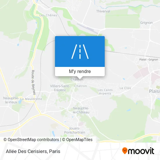 Allée Des Cerisiers plan